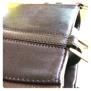 Small Vintage Chocolate Coach Tote